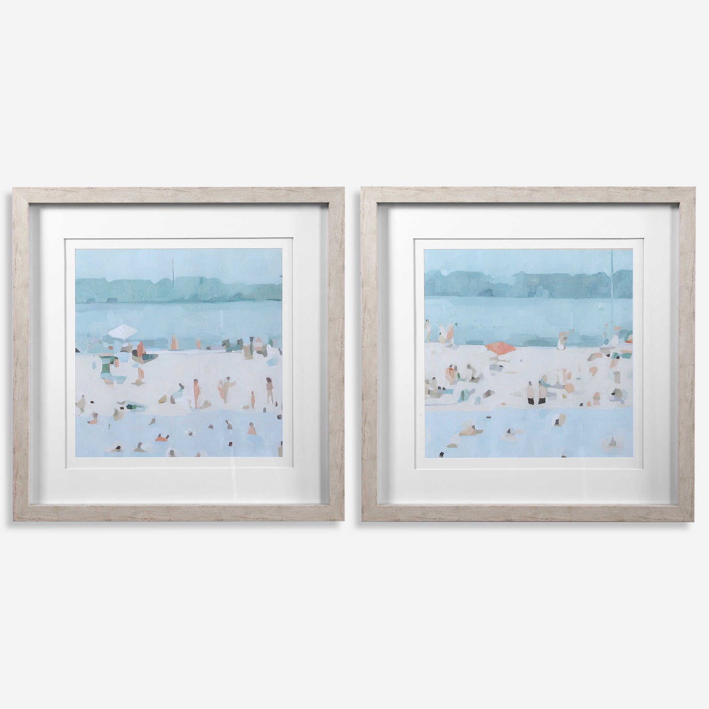 Sea Glass Sandbar Framed Print