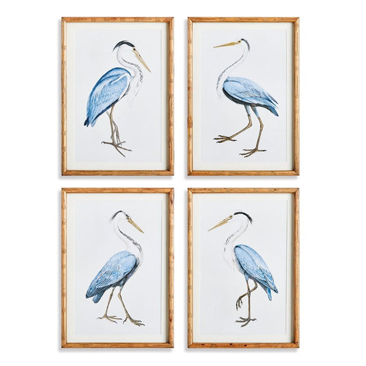 The Blue Heron In a Fir Frame