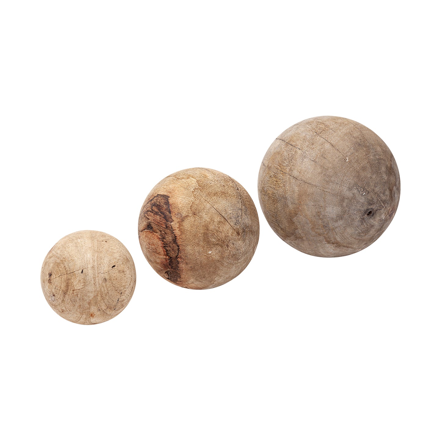 Wooden Set of 3 Spheres